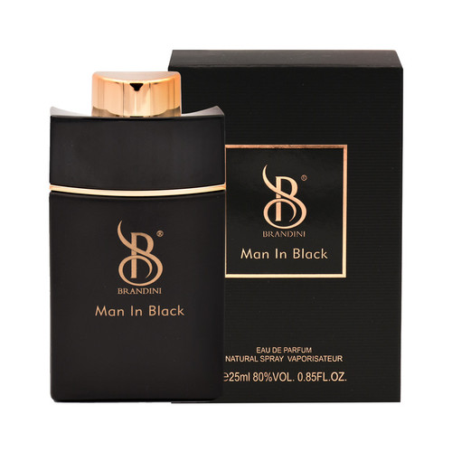 عطر جیبی مردانه برندینی مدل Man in Black حجم 25 میلی لیتر